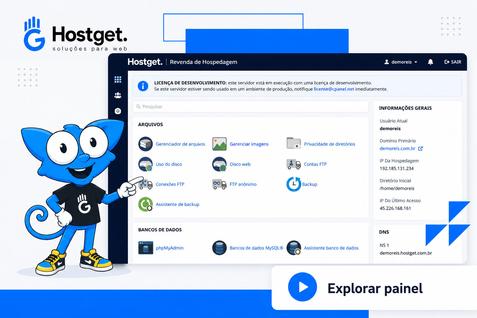 cPanel Hostget